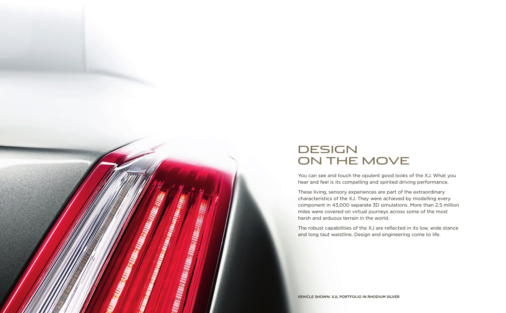 2014 Jaguar XJ Brochure Page 13